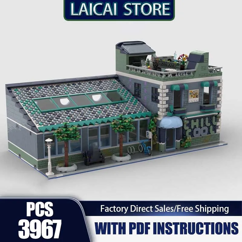 Model Ulicy Miejskiej Moc Klocki Konstrukcyjne Miejski Basen Model Technologiczny Klocki Prezenty Zabawki Świąteczne Zestaw do Samodzielnego Montażu