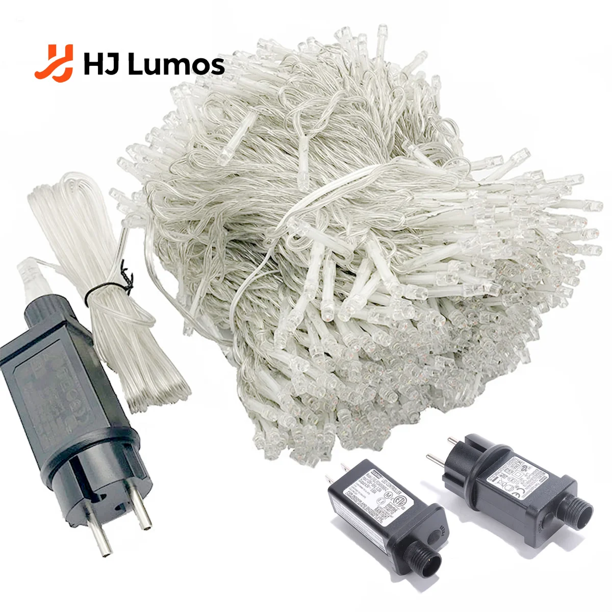 8-Mode Low Voltage Christmas LED String Lights 10-100M, 24-31V IP65 Waterproof Warm White Fairy Garland for Garden Holiday Decor