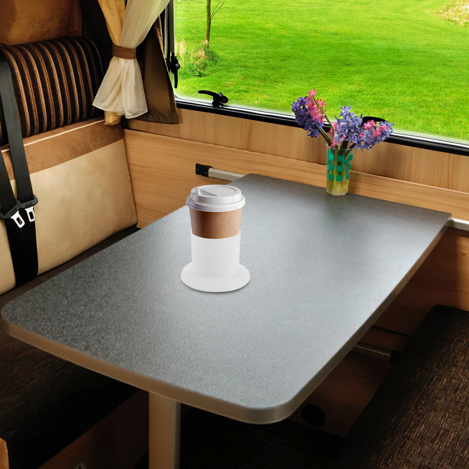 

Marine Boat Cup Holder Rubber Suction Base Anti Spill for Rv Yacht Fishing Boat Car Sofa Table Beverage Holder