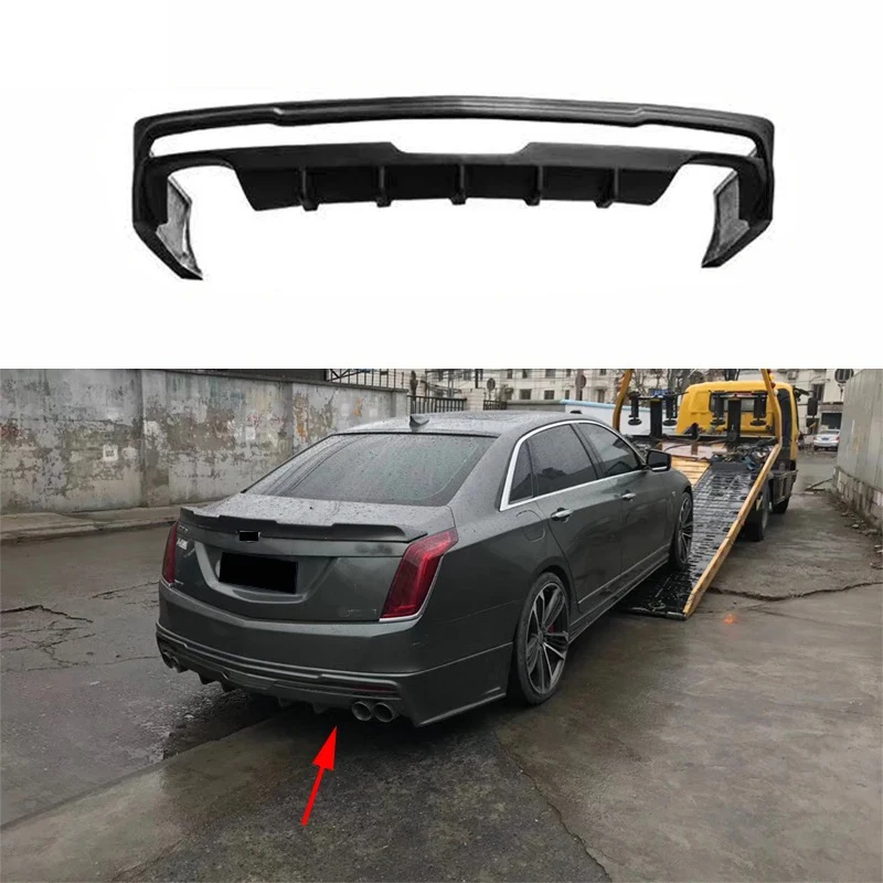 Suitable for Cadillac CT6 Front Shovel Side Skirt, Rear Lip Tail Wing Surround 2016-2018CT6MZ Version Carbon Sports Kit