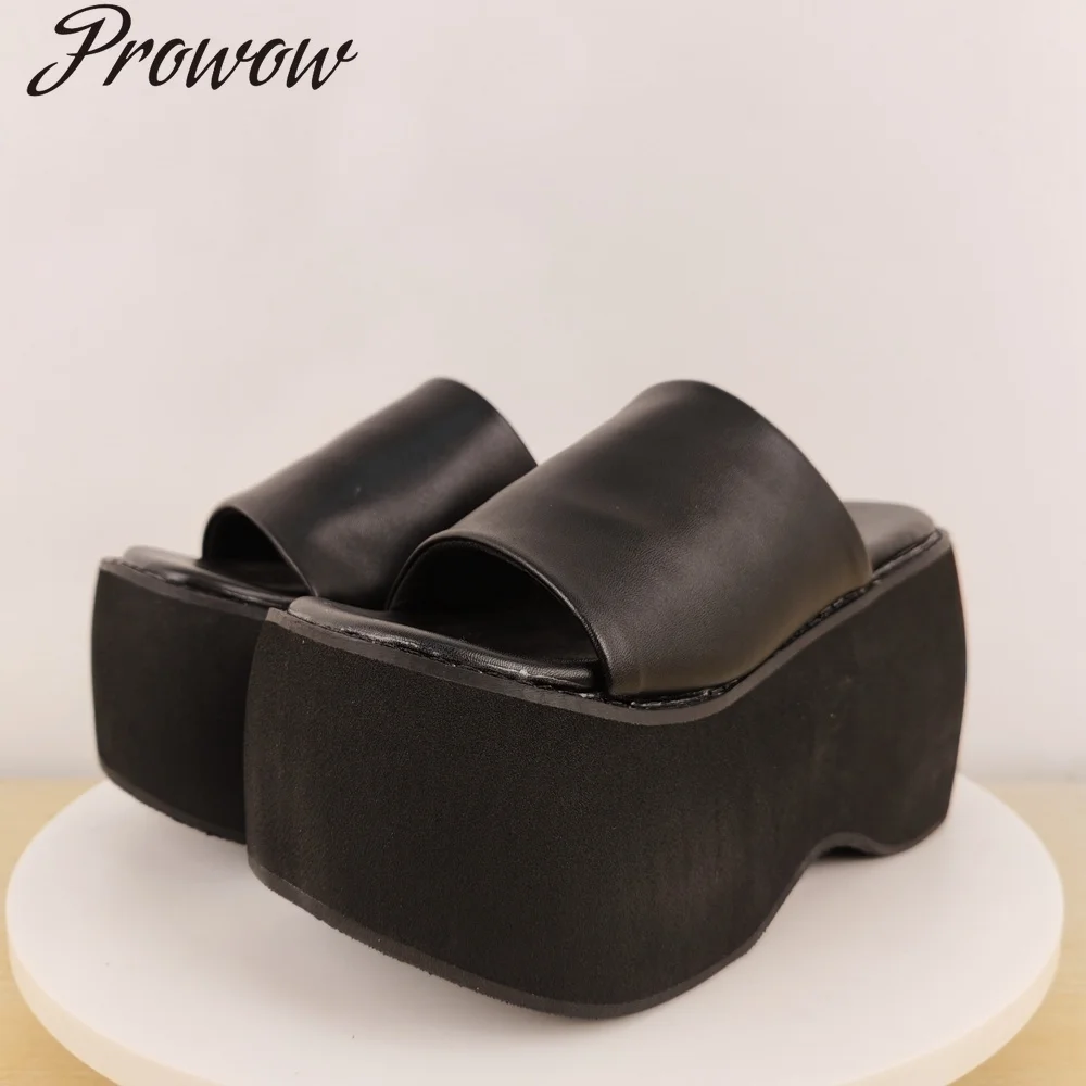 

Модные тапочки на танкетке на круглом каблуке, женская обувь Zapatos Mujer