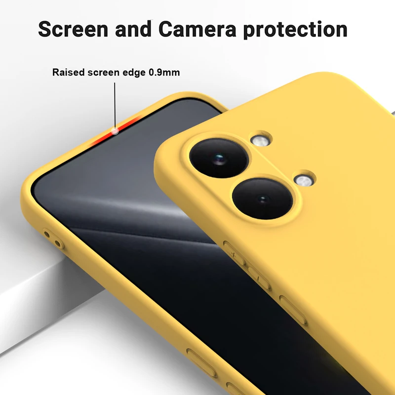 For Xiaomi POCO X8 Pro Max,X8 Pro Case ELVEV All-inclusive Skin-friendly Liquid Silicone Flocking Phone Cover