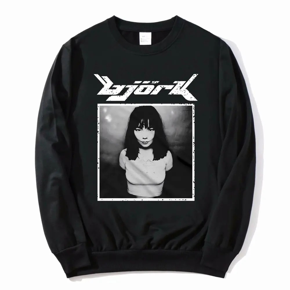 

Singer Bjork Vintage Oversized Sweatshirt Men Women's Fahsion Y2k Style Pullover Male Vintage Causal Fleece Cotton Sweatshirts