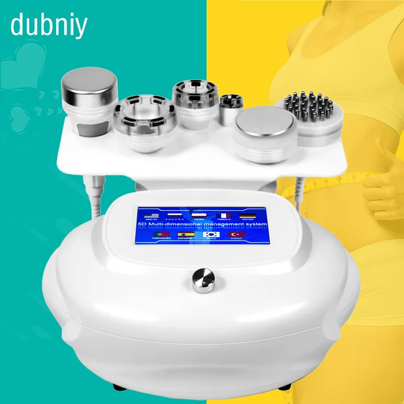 

6 In 1 80K Ultrasonic Vacuum Bio Slimming Machine Weight Loss Body Shaping Lipo Cavitation Rf Fat Burner Beauty Machine