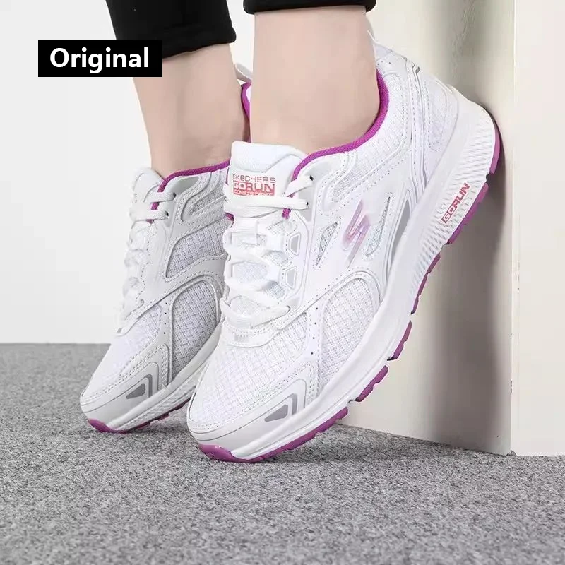 

Женские кроссовки Skechers, летние дышащие повседневные кроссовки с сеткой, легкие амортизирующие кроссовки