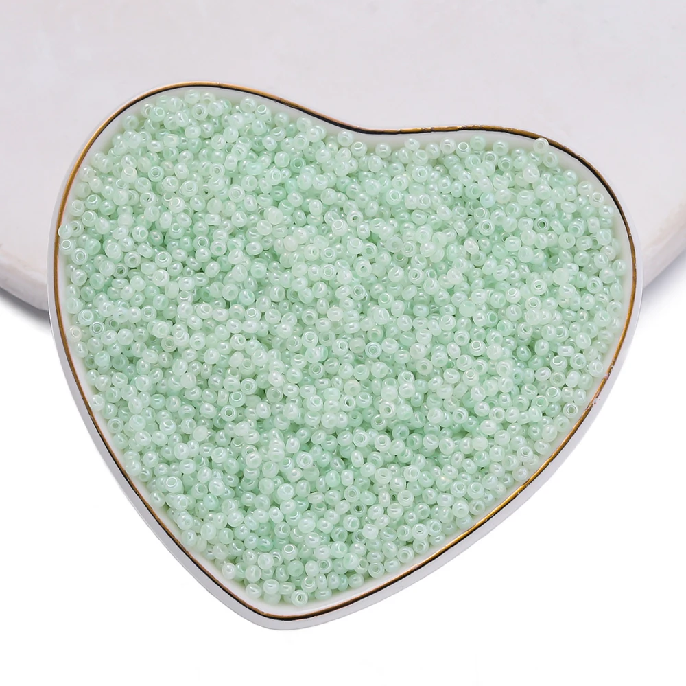 1000 stks 2mm Glas Rocailles Kleurrijke Spacer Losse Kralen voor DIY Ambachten Ketting Armband Oorbel Sieraden Maken Accessoires