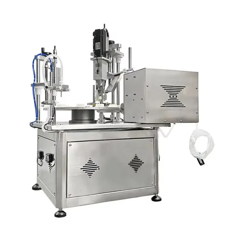 Industry Full-Automatic Liquid Filling Machine - Essential Oil, Lip Glaze Filling, Perfume Filler & Capping Machine