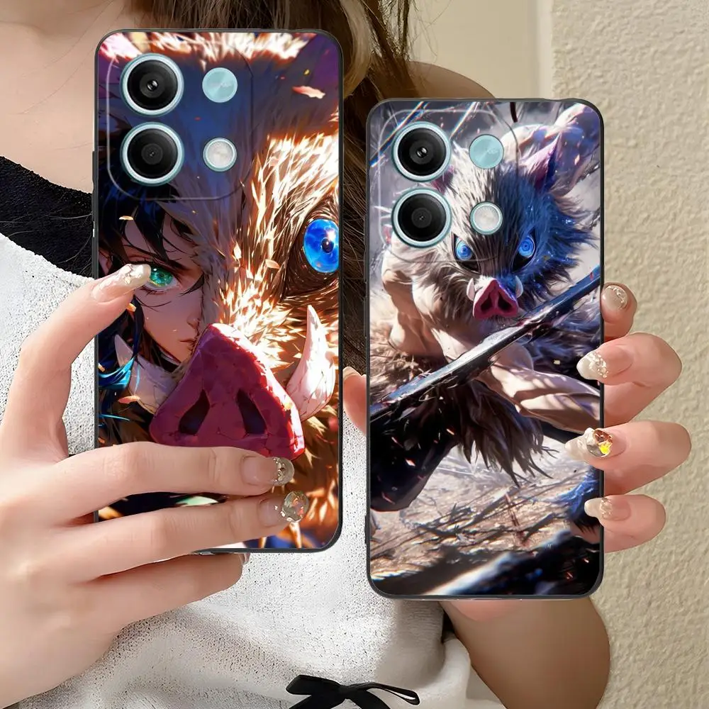 Coque de téléphone Inosuke Blade Extinction pour Xiaomi Redmi Note 14 13 12 11 S Pro Plus 4G 5G, impression colorée, coque de smartphone de luxe