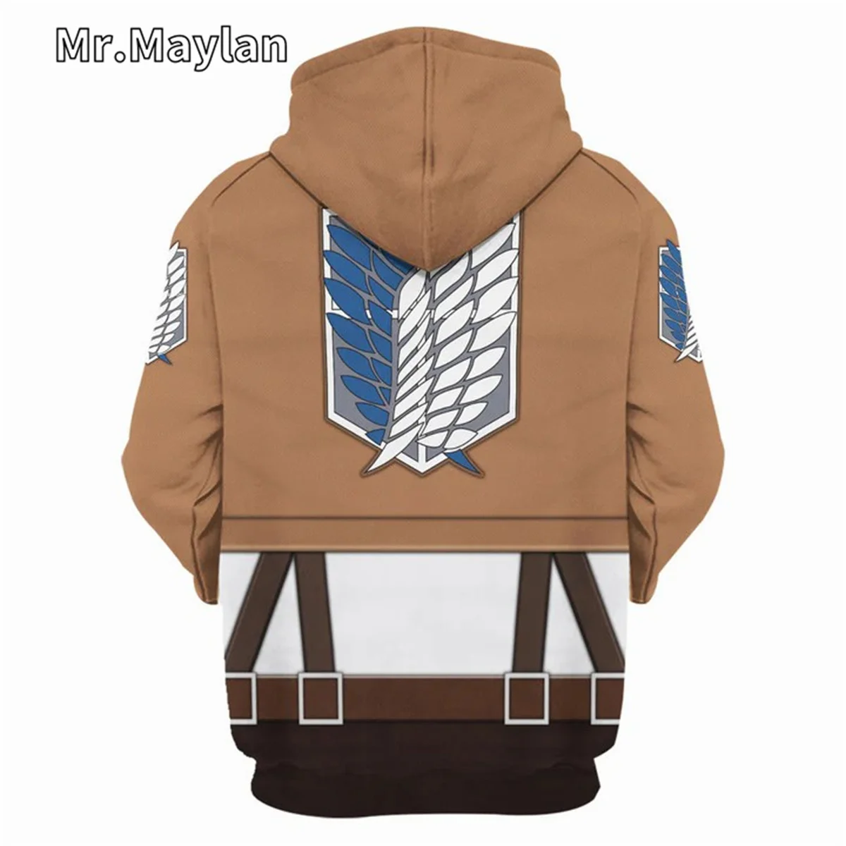 Mikasa Ackerman Cosplay Costume Apparel 3D Printed Unisex Hoodie Men Sweatshirt Streetwear Zip Pullover Casual Jacket Tracksuits