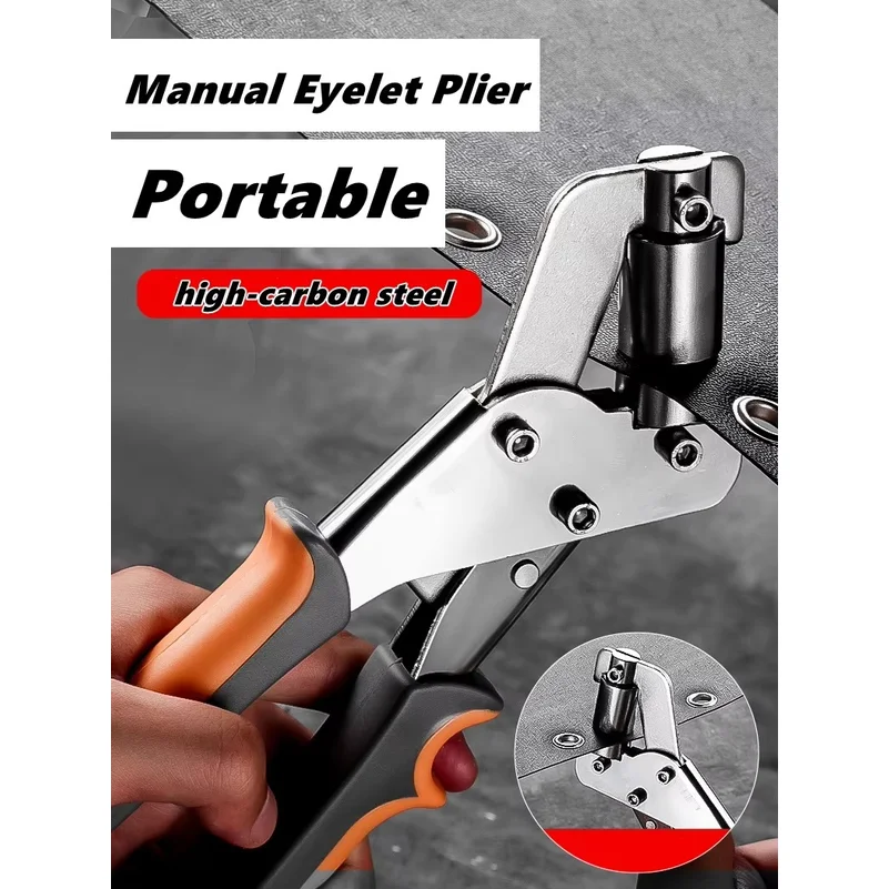 6mm / 10mm Eyelet Pliers Kit T - огляд і ціна Hand Press Hole Punch Leather