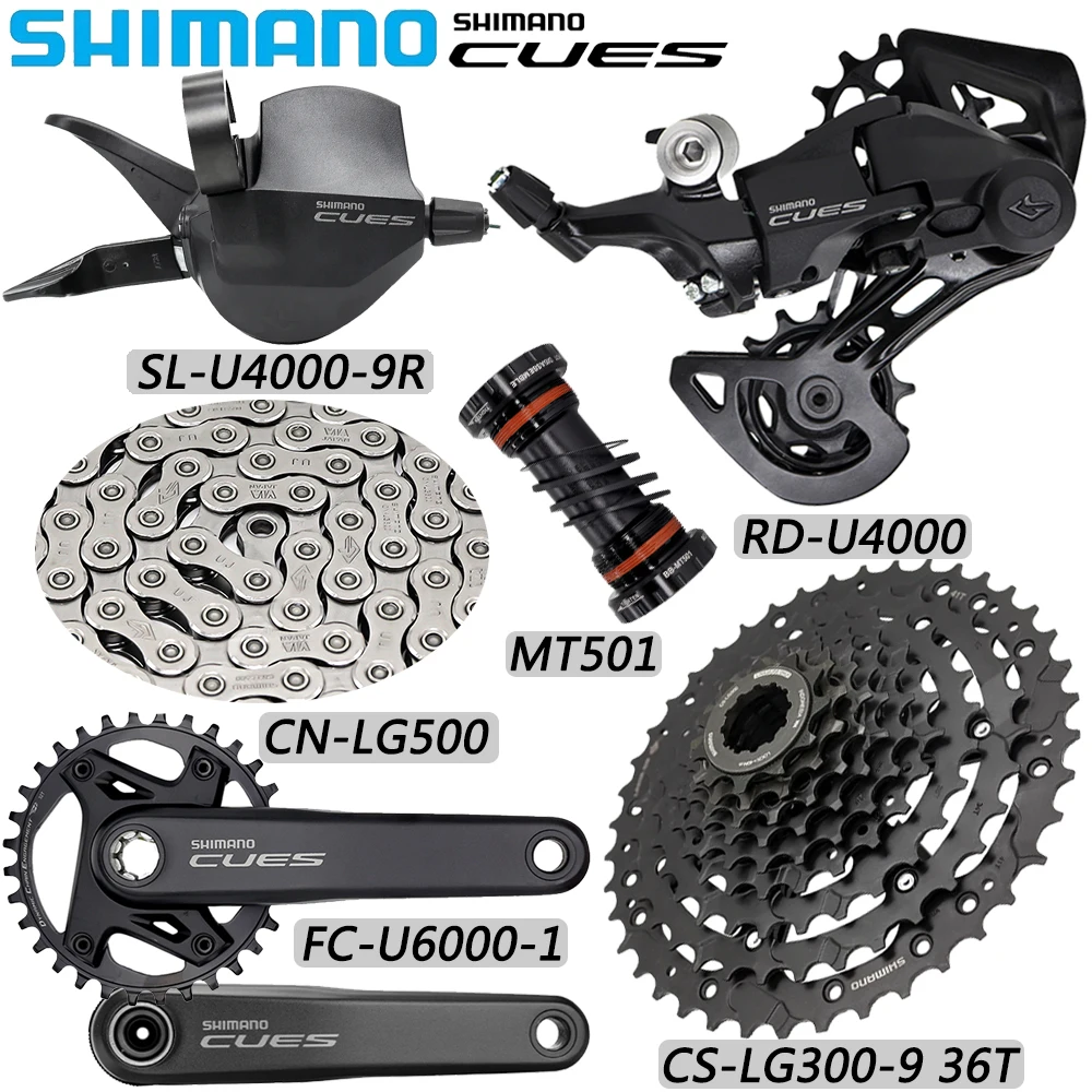 

9-скоростной переключатель передач SHIMANO сигналов U4000 для горного велосипеда