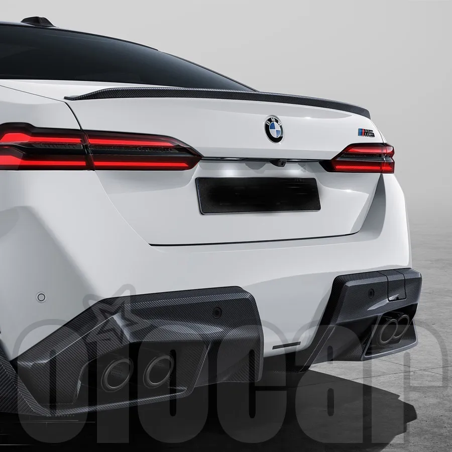 oiomotors MP Style Carbon Fiber Rear Diffuser Spoiler for BMW G90 M5