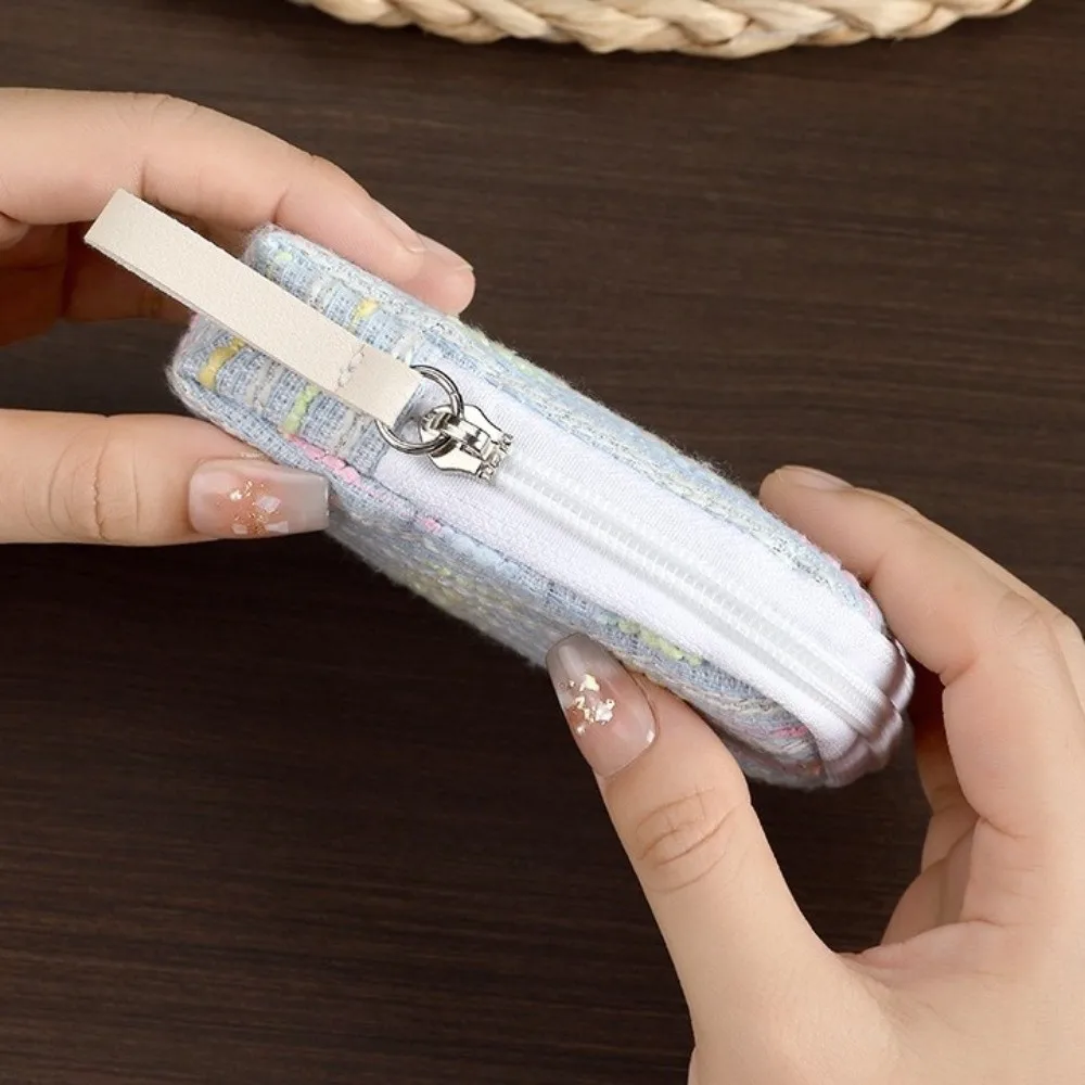 Portable Canvas Jewelry Display Bag Anti-Tarnish Multi-Layer Jewelry Storage Bag Convenient Rings Packaging Travel Home
