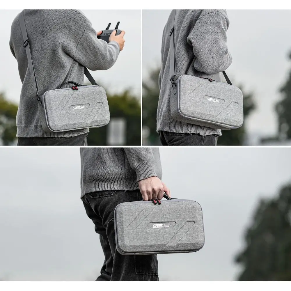 

Waterproof Drone Carrying Case Double-layer Shockproof Accessories Organizer with Shoulder Strap Scratch-proof for DJI Flip