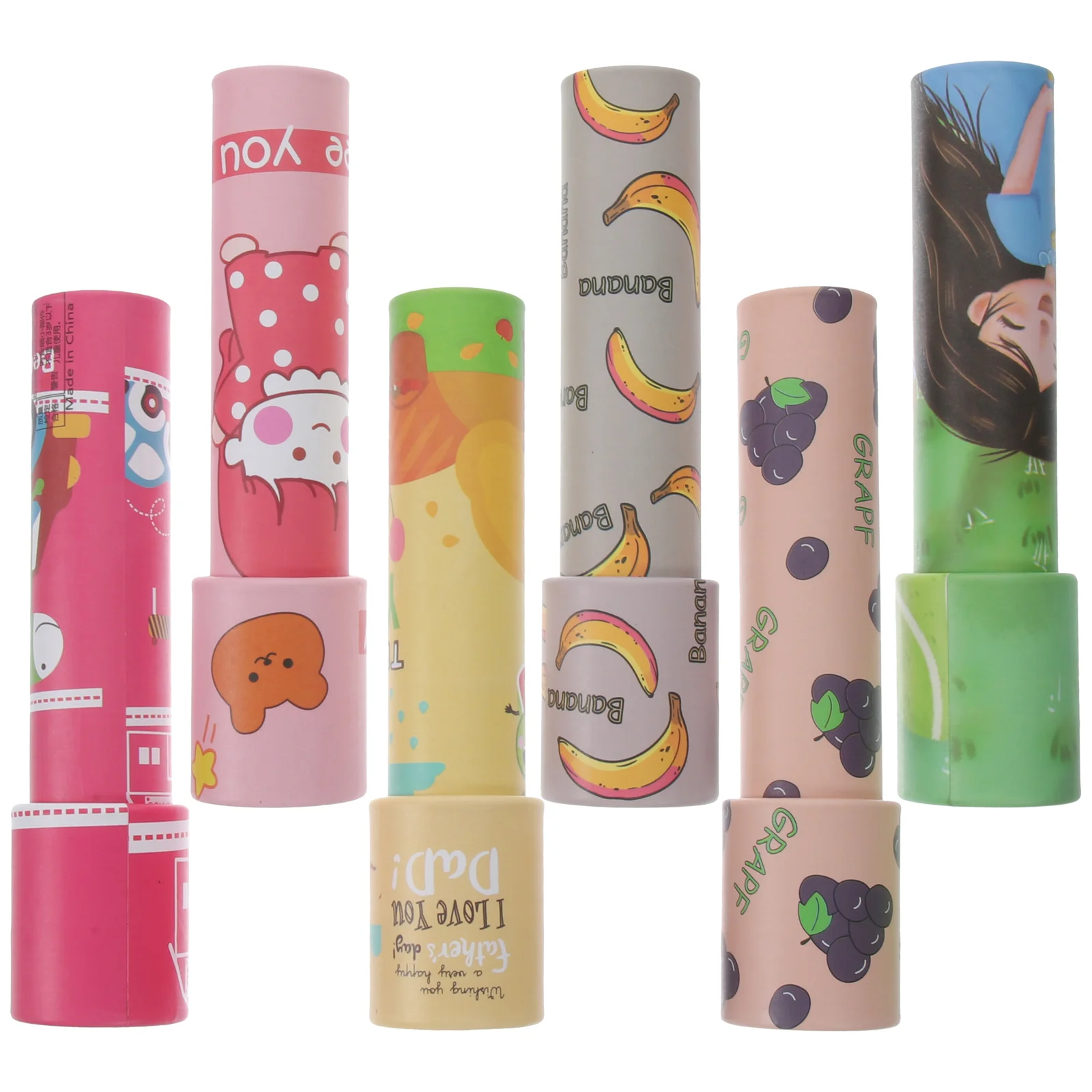 30 Pcs Kaleidoscope Paper Kaleidoscopes Cartoon Educational Toy Children Explore Kids Observe