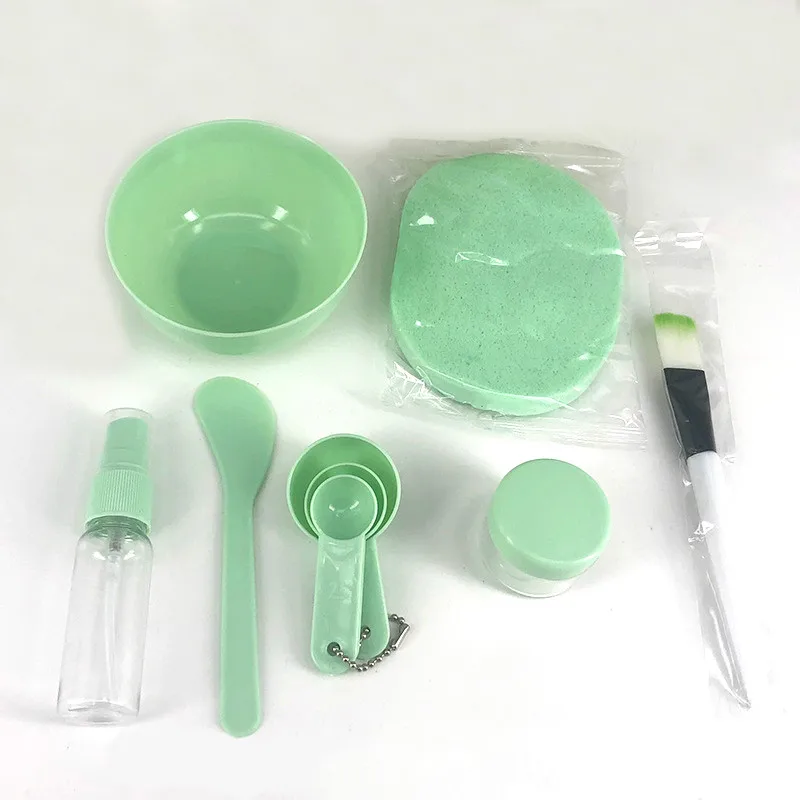 9Pcs/Set Face Mask Mixing Bowl Set DIY Mask Brush Mixing Stick Spoon Facial Skin Care Tool Kit Makeup Accessories for Girl Women