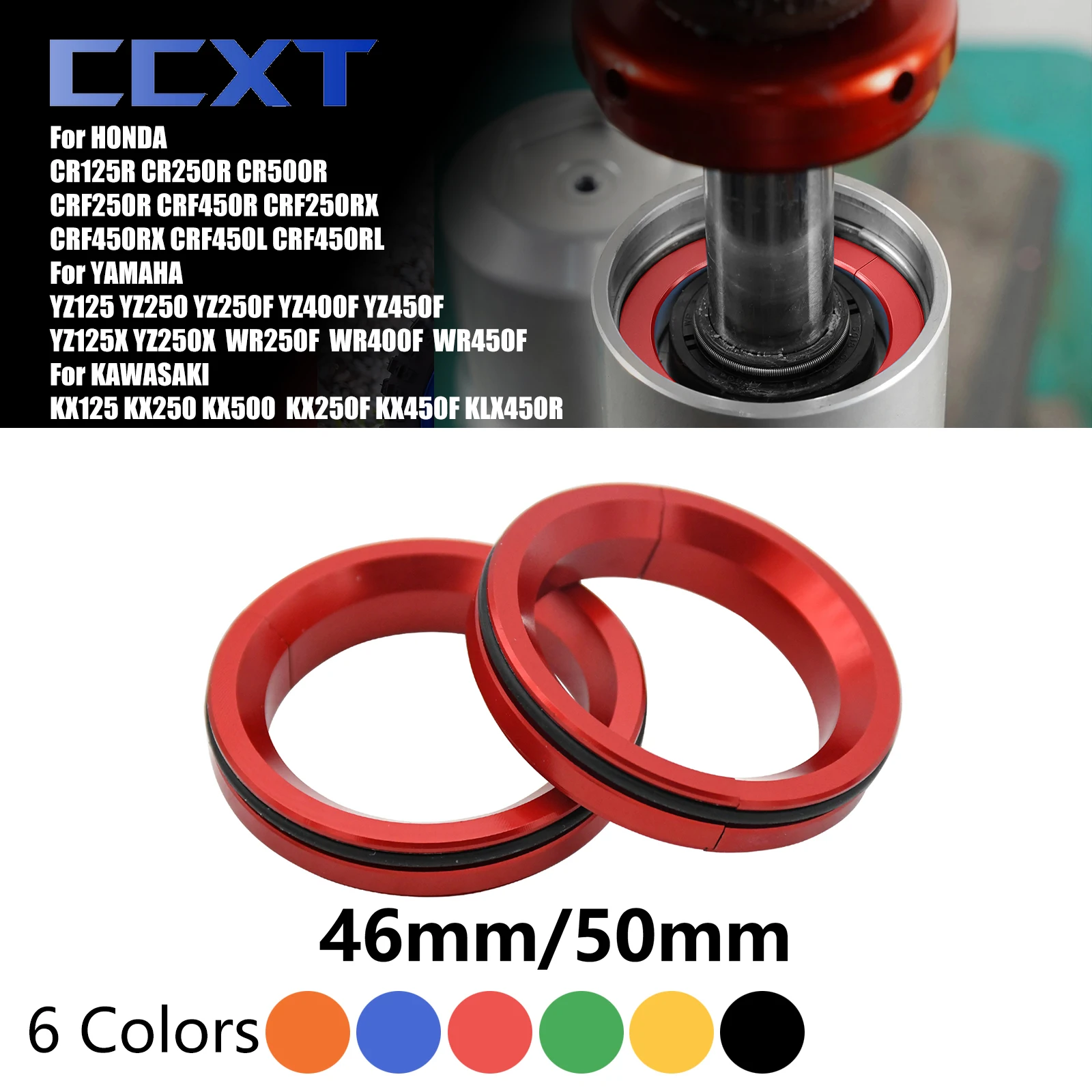 

46/50mm Rear Shock Absorber Suspension Lowering Kit For Kawasaki Yamaha Suzuki Sheroc KTM Honda CR 125R 250R 500R CRF 250R 450R