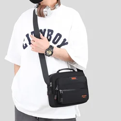 Men Cross Body Bag Big Capacity Commuter Style Single Shoulder Bag Fashion Leisure Men Crossbody Bags