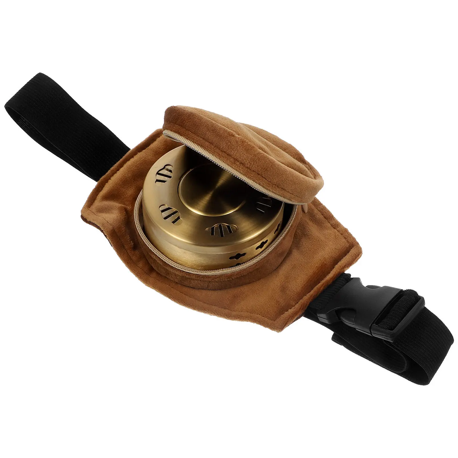 1Set Copper Moxibustion Box Smokeless Portable High Temperature Resistant Moxa Massager for Home and Salon Pain Relief Health