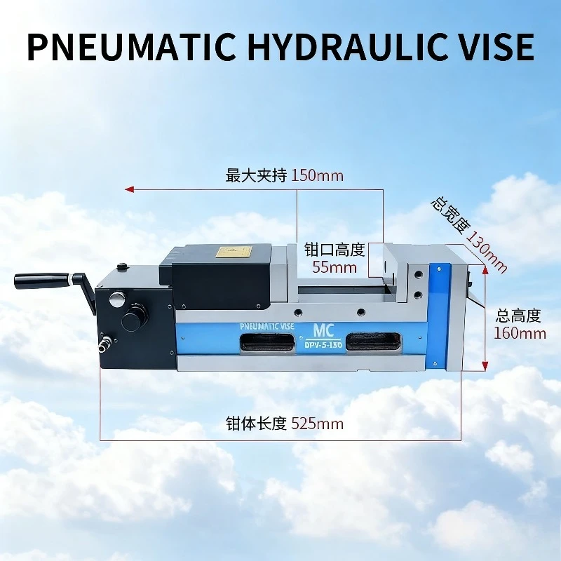 MC هوائي الهيدروليكية الملزمة الدقة الفك المسطح ملزمة مركز التصنيع باستخدام الحاسب الآلي 5 بوصة 6 بوصة 8 بوصة الميكانيكية زاوية ثابتة منجلة #1