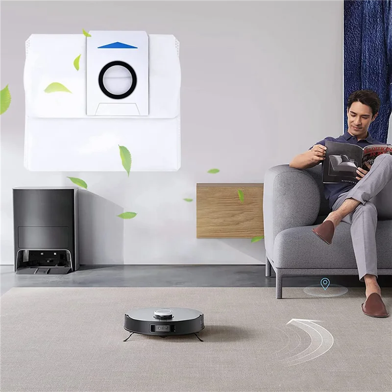 

UNCL 18 шт. пылесборник для ECOVACS DEEBOT X1 Omni с автоматической опорожностью, сменный мешок емкостью 3 л для ECOVAS Omni X1/X1 Plus