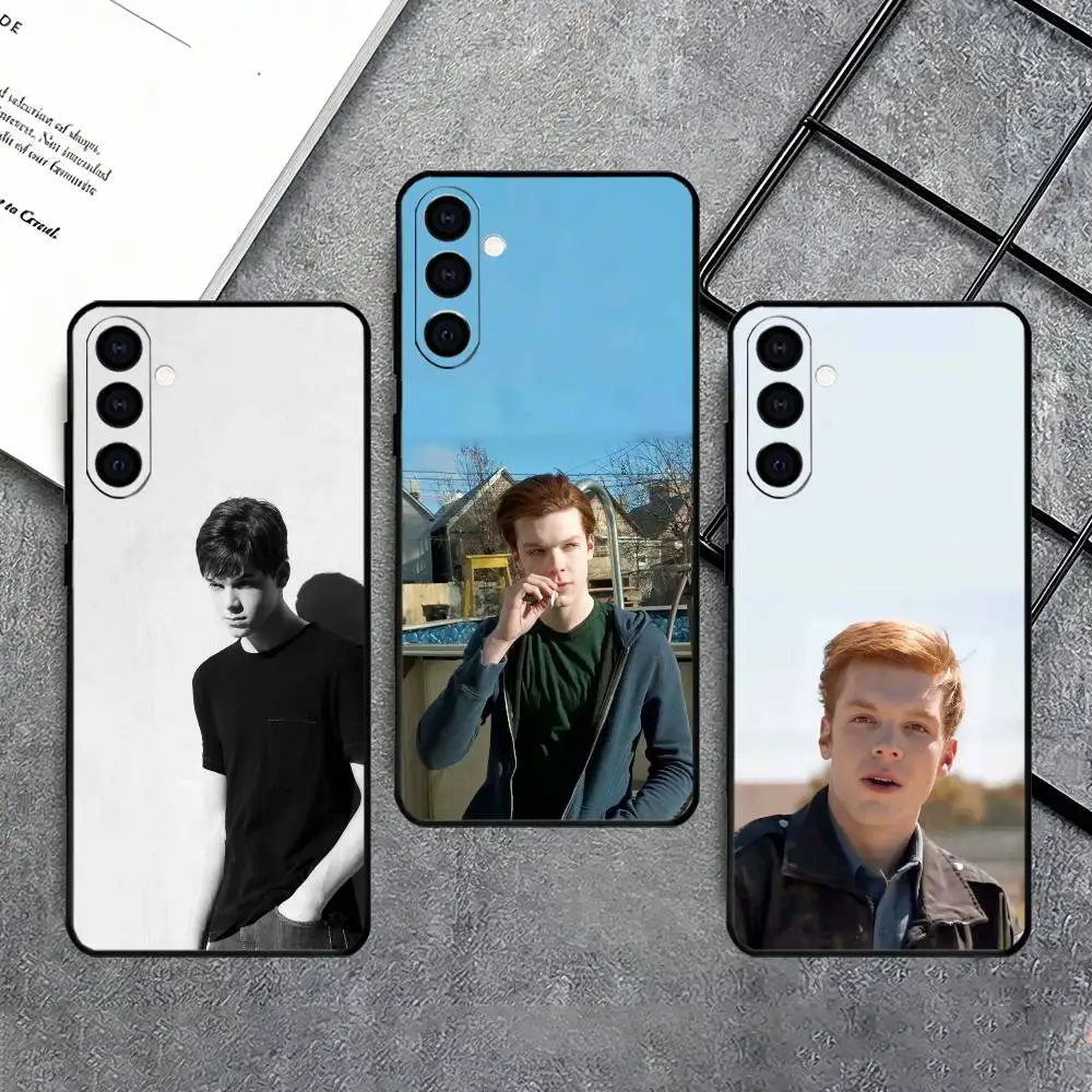 Чехол для телефона Cameron Monaghan S-Shameless для Samsung Galaxy A73, A72, A71, A70, A53, A52, A51, мягкий силиконовый черный чехол