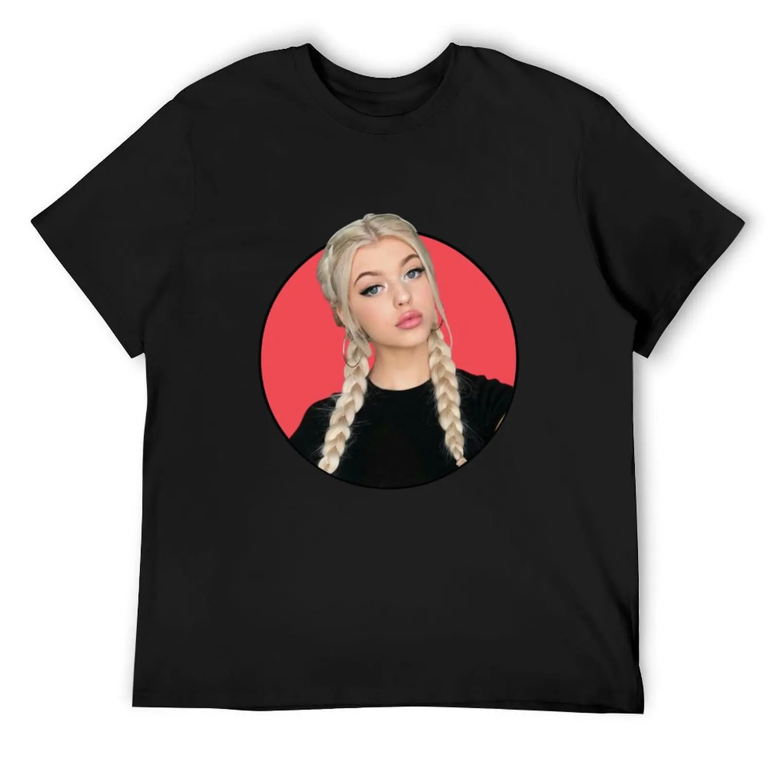 

Loren Gray portrait T-Shirt clothes customizeds kawaii clothes compression shirt men