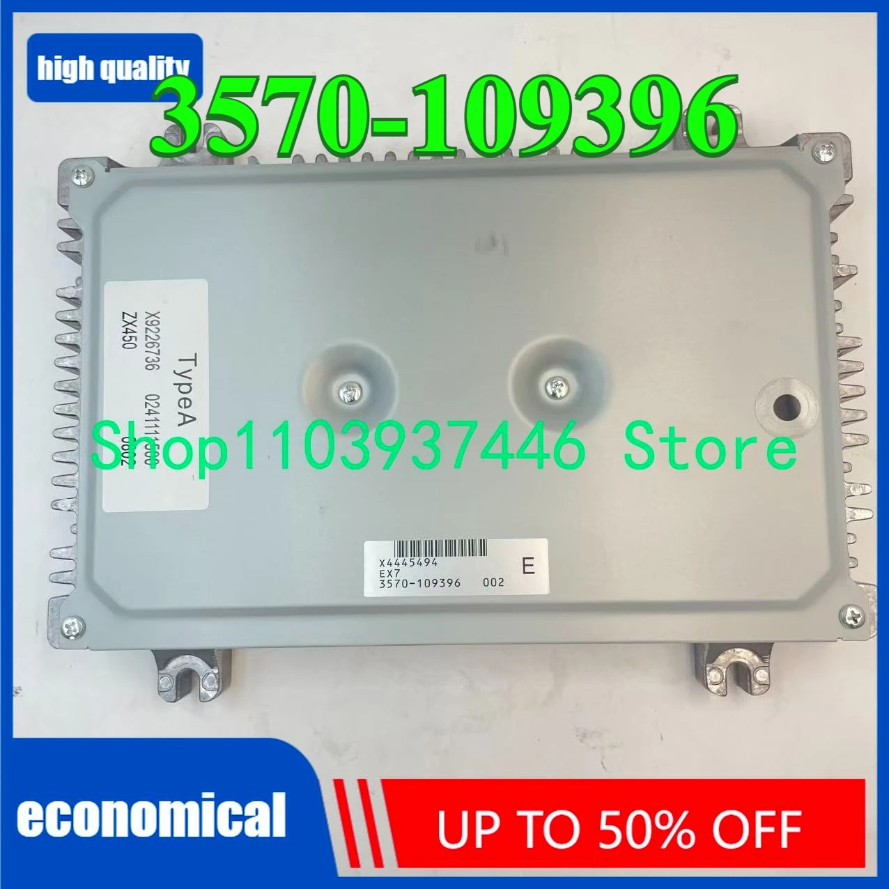 

3570-109396 Детали экскаватора EX7 ZX200/850 Гидравлическая компьютерная плата Контроллер ЭБУ