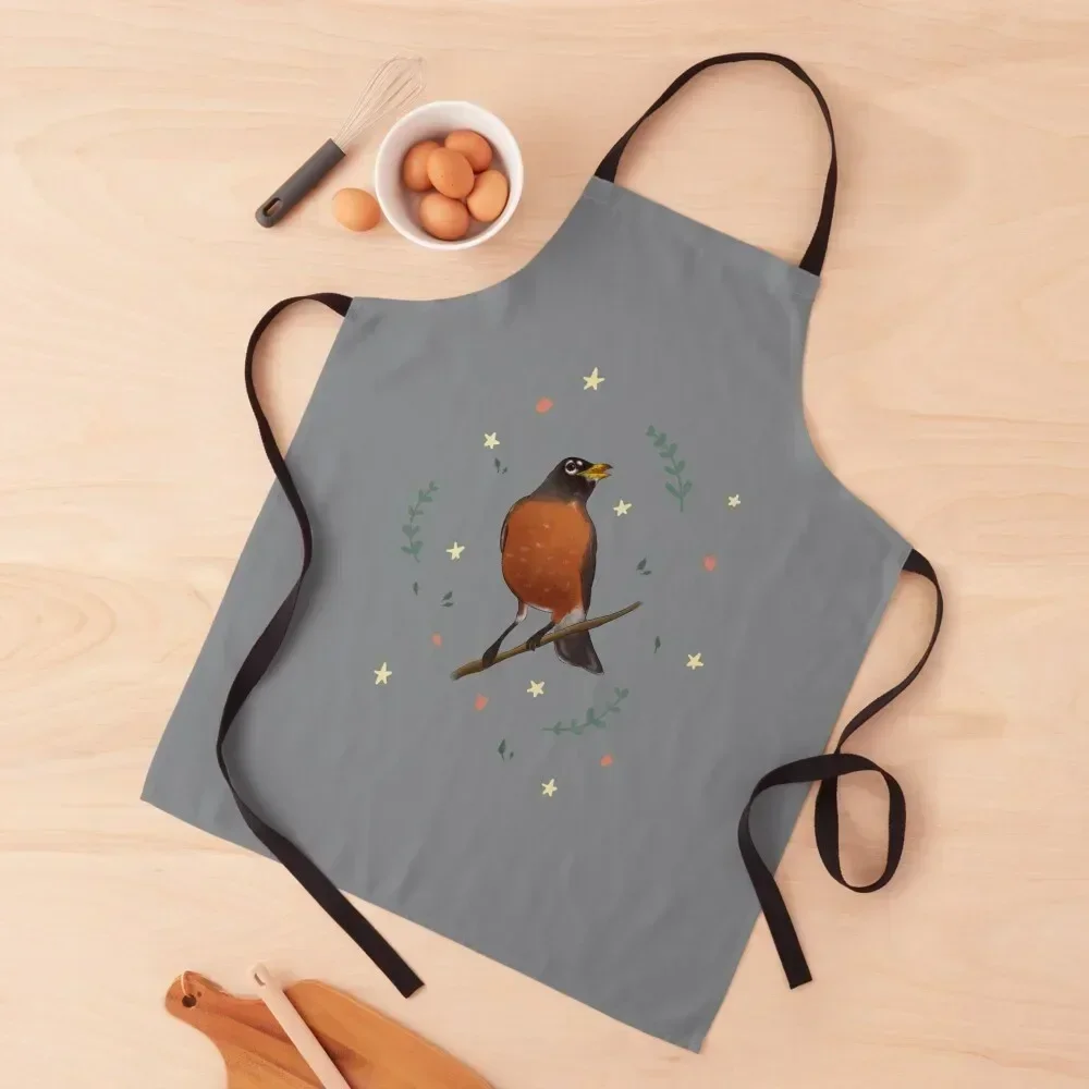 

Little Robin Apron chef for man esthetician For Girl Apron