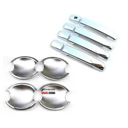 Car Styling For Nissan Qashqai J10 2008-2015 ABS Chrome Door Handle Bowl Door handle Protective covering Cover Trim