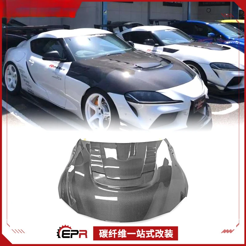

SAAR для Toyota New Supra A90 — передний капот двигателя из углеродного волокна Varis Style