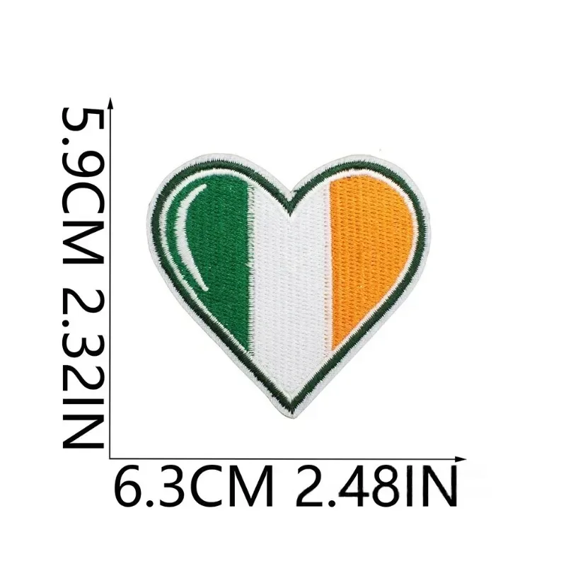 Cartoon Logo Clothing Shoes Hat Bag Patch Green Fairy Shamrock Embroidery Decoration Ironing Sewing DIY