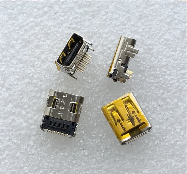 For HDMI high definition socket 9 plug 10 stick female seat MICRO HDMI board end high definition interface 19P pin