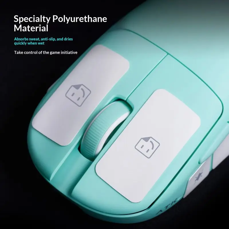 Atk Mouse Grip Tape Anti Slip Grip Slim Blade 0.3mm Ultra Thin Polyurethane Sweat Absorbent Elastic Stretchable Universal Gaming