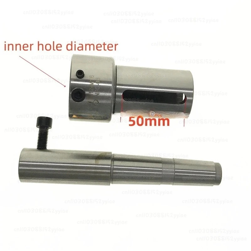 Telescopic Round Die Holder Floating Tail Stock  Morse Taper Fixed Sleeve for Lathe Milling External Screw Thread