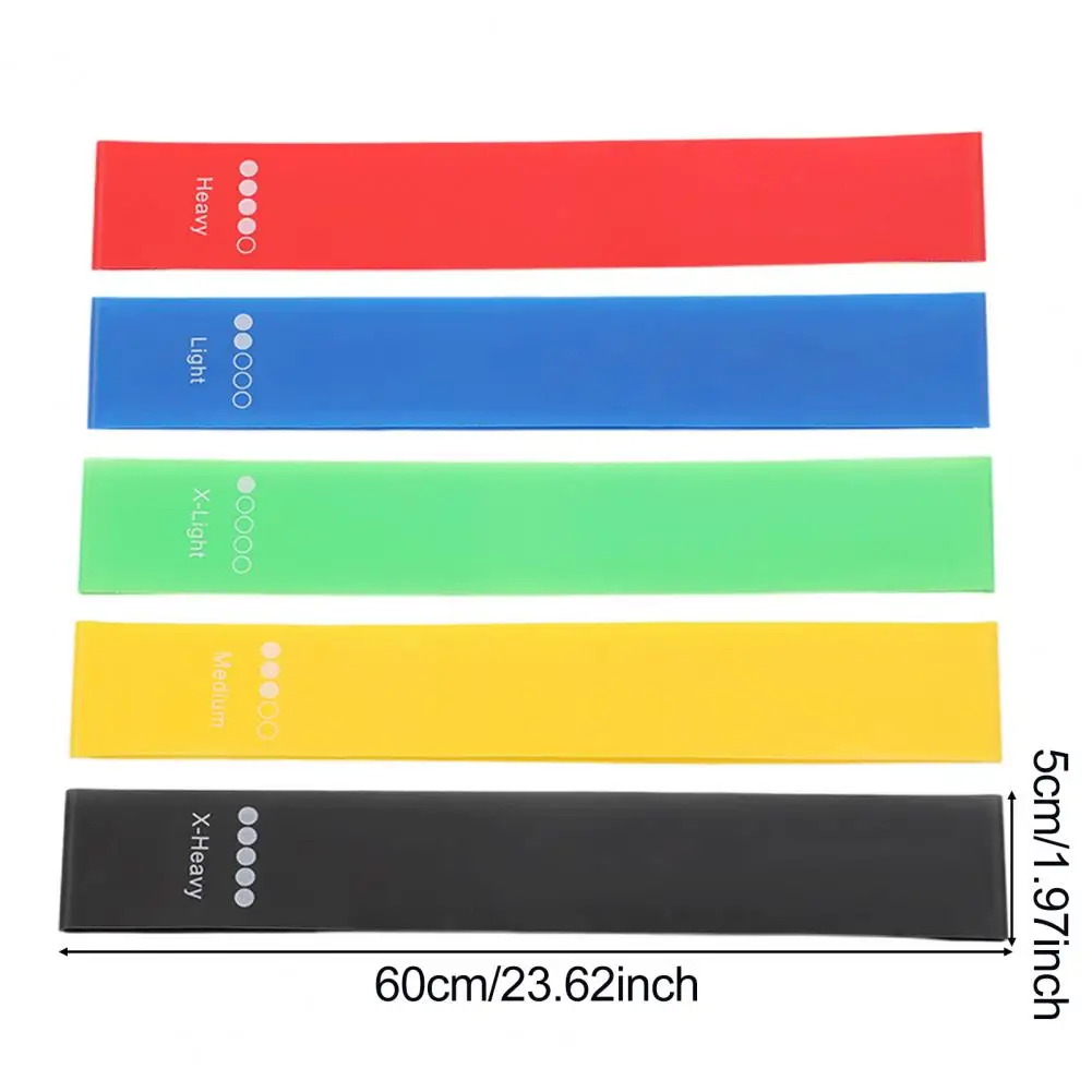 Yoga Belt Set Pilates Elastic Band Resistance Bands Set for Men Women Glutes Booty Workout Elastic Thigh Stretching for Home