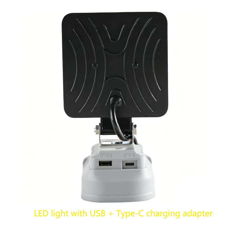 Cordless LED Work Light for Dewalt 20v Battery 4 Inch LED Flood Lights with USB&Type-C Charging Port Portable Work Light Tool