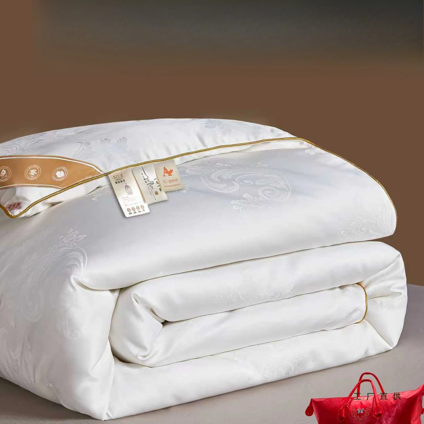 Handmade silk quilt mulberry silk quilt seed spring and autumn quilt winter thickened thermal air conditioner  summer