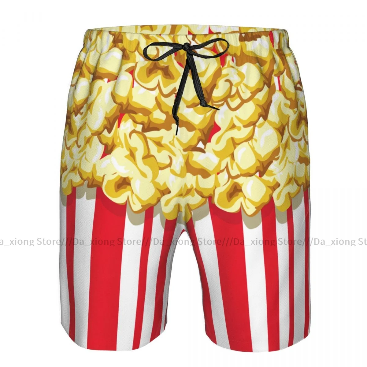 Men Beach Short Quick-drying Swimming Trunk Popcorn Swimwear Swimsuit Bathing Shorts