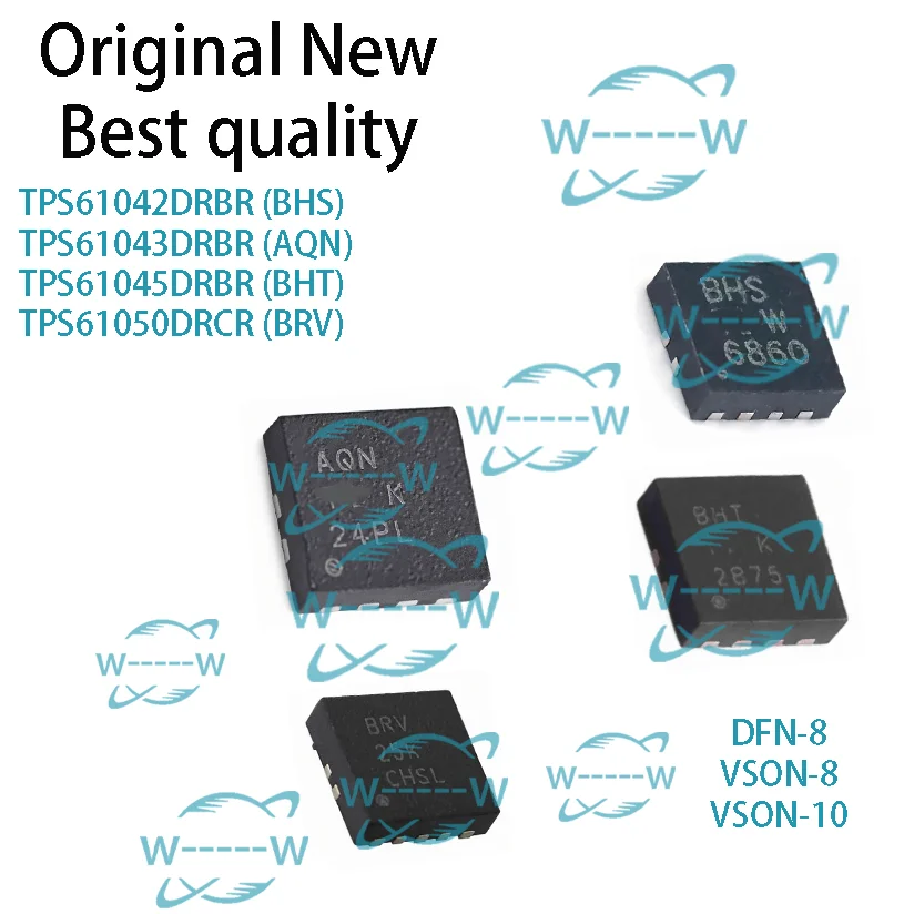 

(5-50PCS)NEW TPS61042DRBR BHS TPS61043DRBR AQN TPS61045DRBR BHT TPS61050DRCR BRV TPS61042 TPS61043 TPS61045 TPS61050 QFN IC CHIP