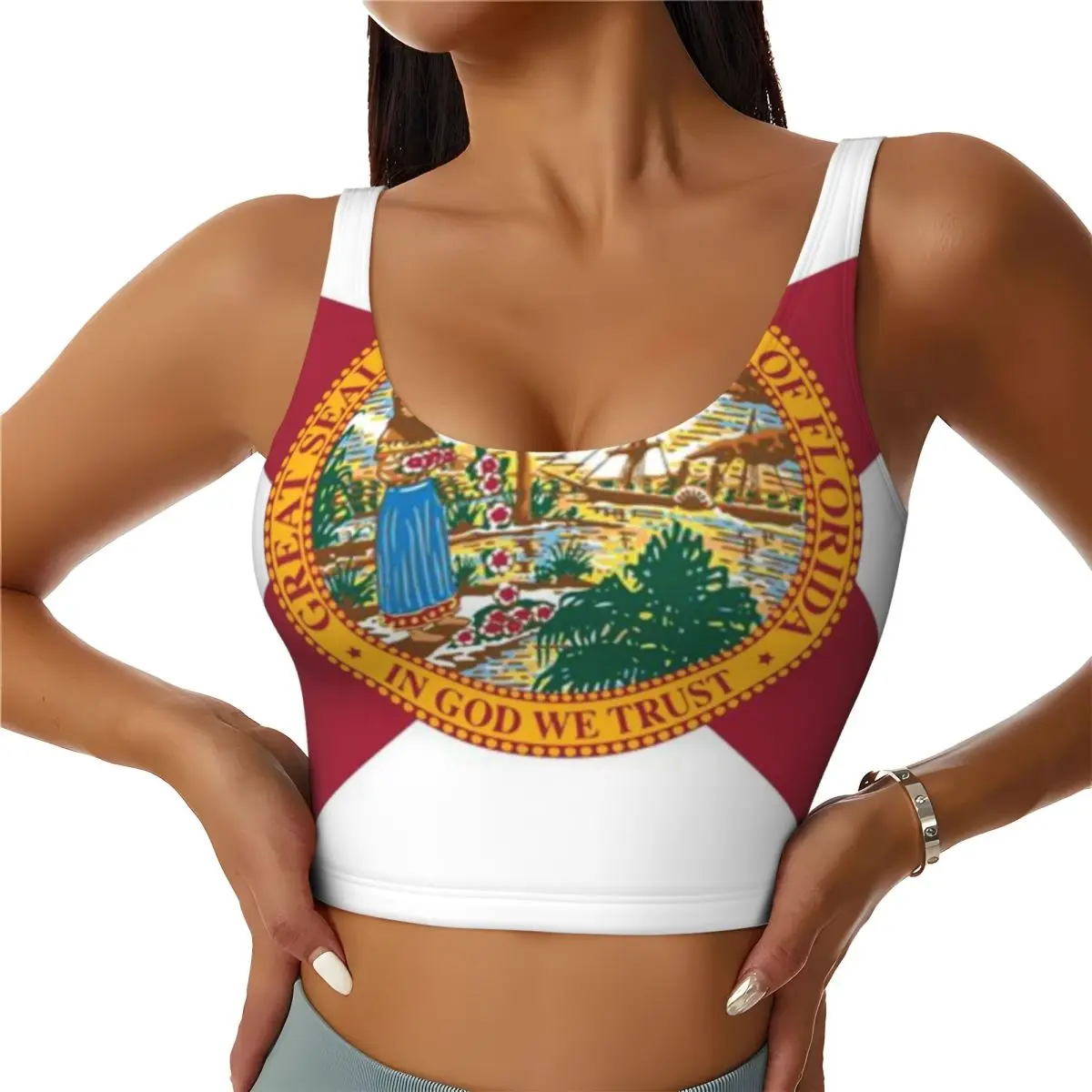Yoga Bra Top Florida Home Fitness Racerback Tank