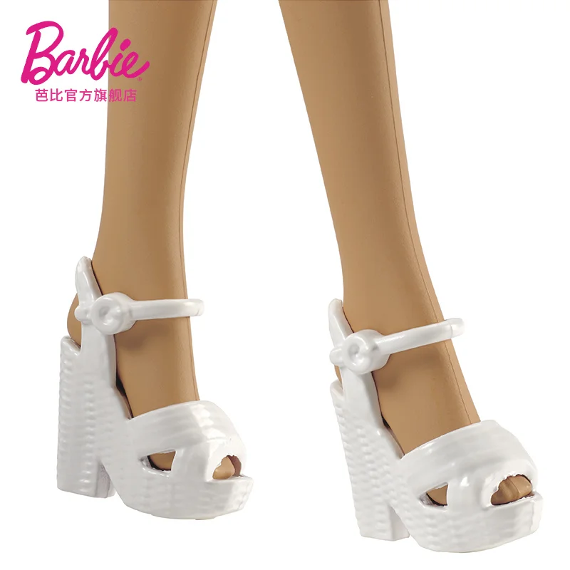 Barbie boneca fashionista playset para meninas estilos mutáveis sapatos moda acessórios de roupas brinquedo meninas crianças brinquedos presente aniversário