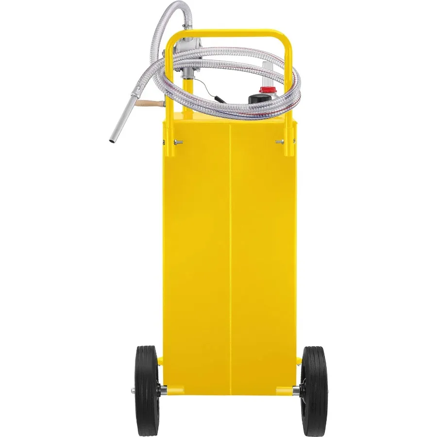 

Fuel Caddy 35-галонный резервуар для хранения газа на 4 колесах с перекачивающим насосом Manuel Бензиновый контейнер для дизельного топлива для автомобилей Газонокосилка