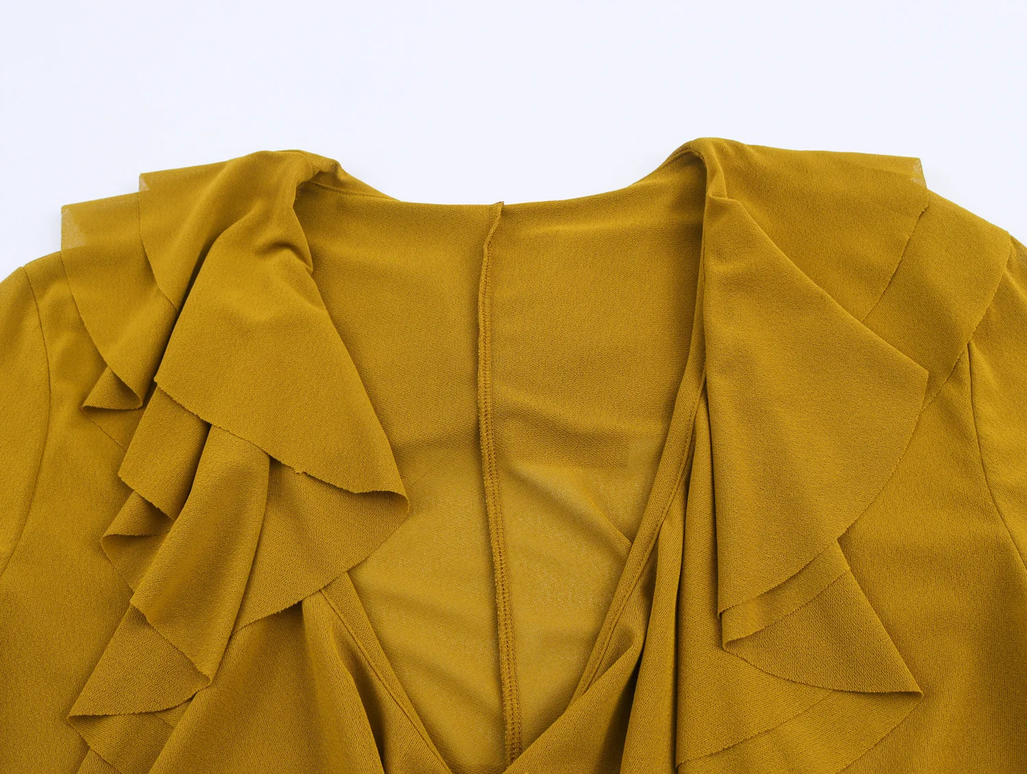 Grenzüberschreitender Außenhandel 2025, Damenbekleidung im europäischen und amerikanischen Stil, drapierte Lagenoberteile im französischen Stil