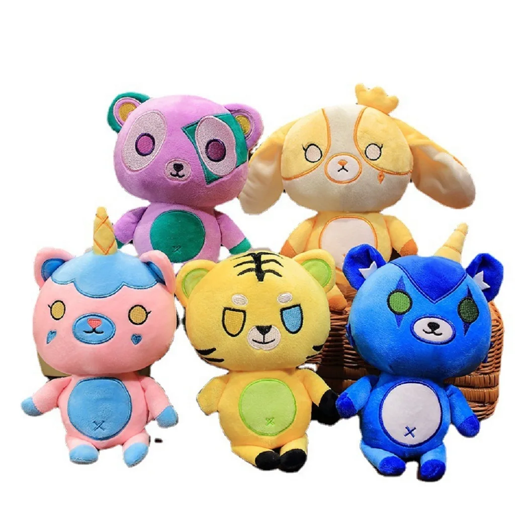 

Gold Teddy Rainbow Teddy Lunar Teddy Draco Teddy Funneh Teddy Plush Toy Soft Stuffed Animal Teddy Bear Plushie Doll 25CM