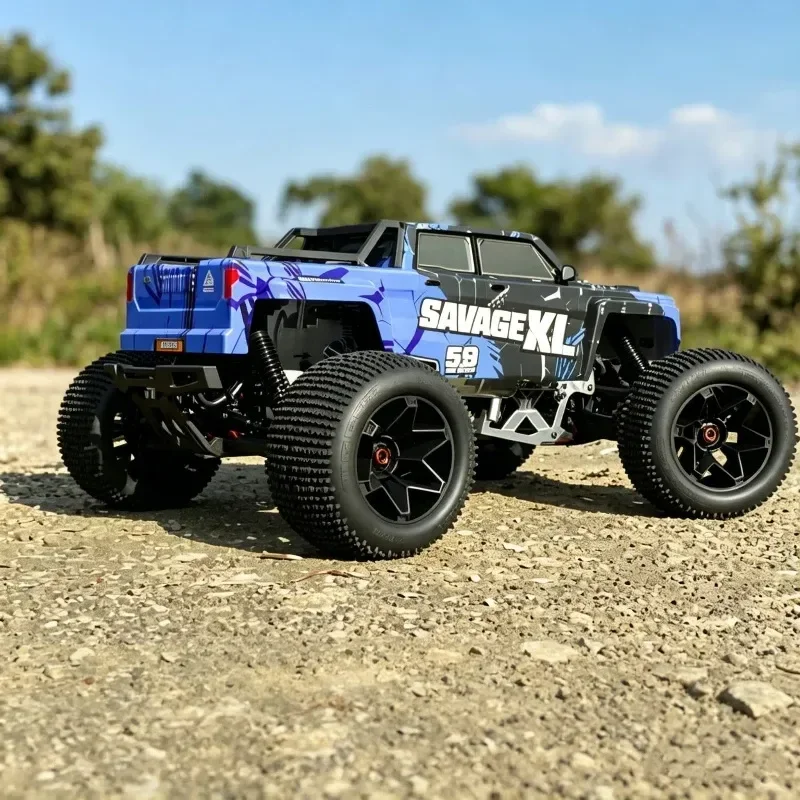 New 1/8 HPI Savage XL 5.9 GTXL-6 160586 Remote Control Three-Speed Oil-Driven 4WD Drive Simulation Bigfoot Off-Road Climbing Toy