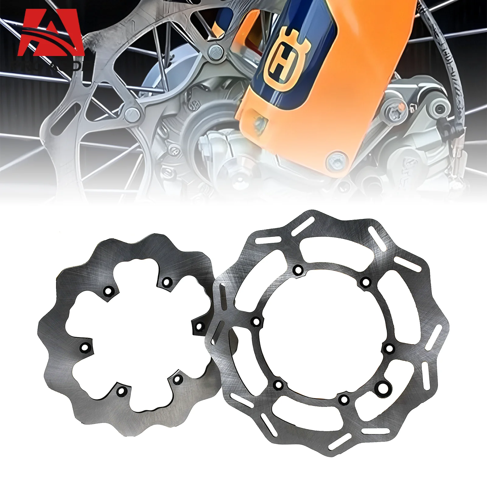 For KTM 260MM 220MM Front Rear Brake Disc Brake Rotor Disk SX SXF XC XCF XCW EXC EXCF For Husqvarna FE TE FC TC FX TX 1994-2023