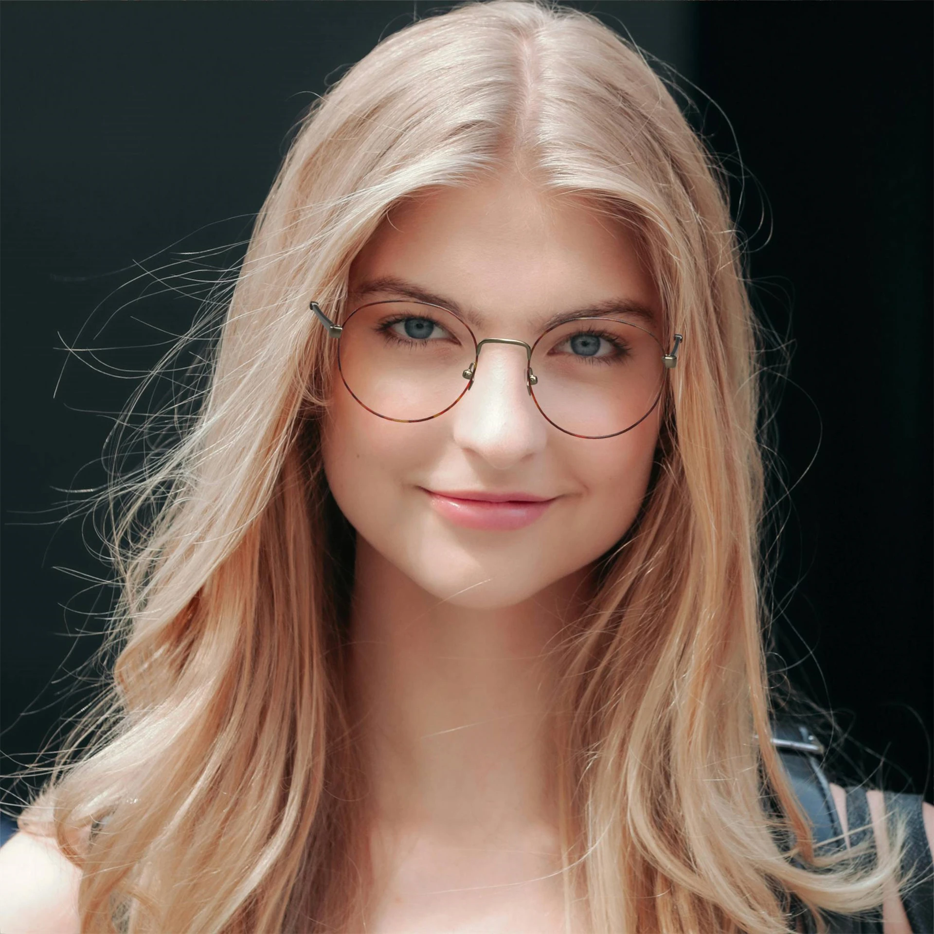 

Round Thin Frame Prescription Glasses Ultra-Light Comfortable Black Gold Tortoiseshell Eyewear Optical Frames For Men Women