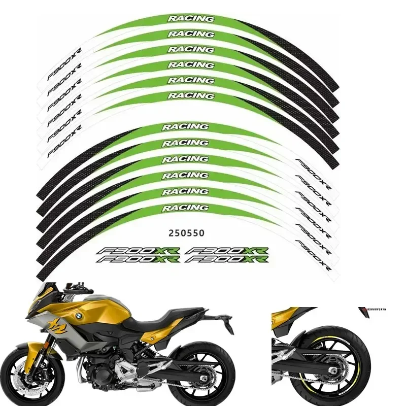 For BMW F900XR Motorcycle Parts Contour Wheel Decoration Decal Sticker - 3 Moto