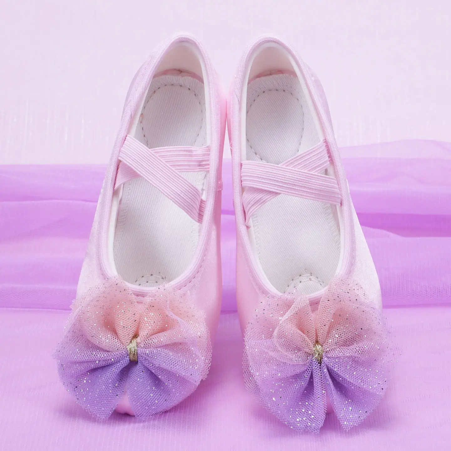 

Женские кроссовки, зимние розовые, фиолетовые балетки, теплые туфли в корейском японском стиле, танцевальная обувь, милая детская обувь